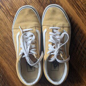 Mustard Yellow Vans Canvas And Suede Us Mens 5.5 Us Womens 7.0